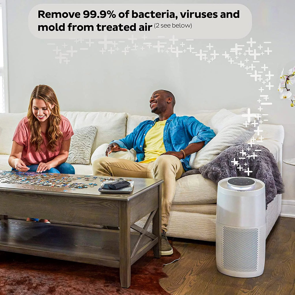 Quiet HEPA Air Purifier with Plasma Ion Technology for Rooms up to 630ft2 R7430