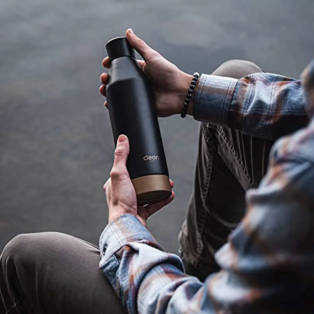 Aqua 17 oz Vacuum Insulated Stainless Steel Water Bottle W4504