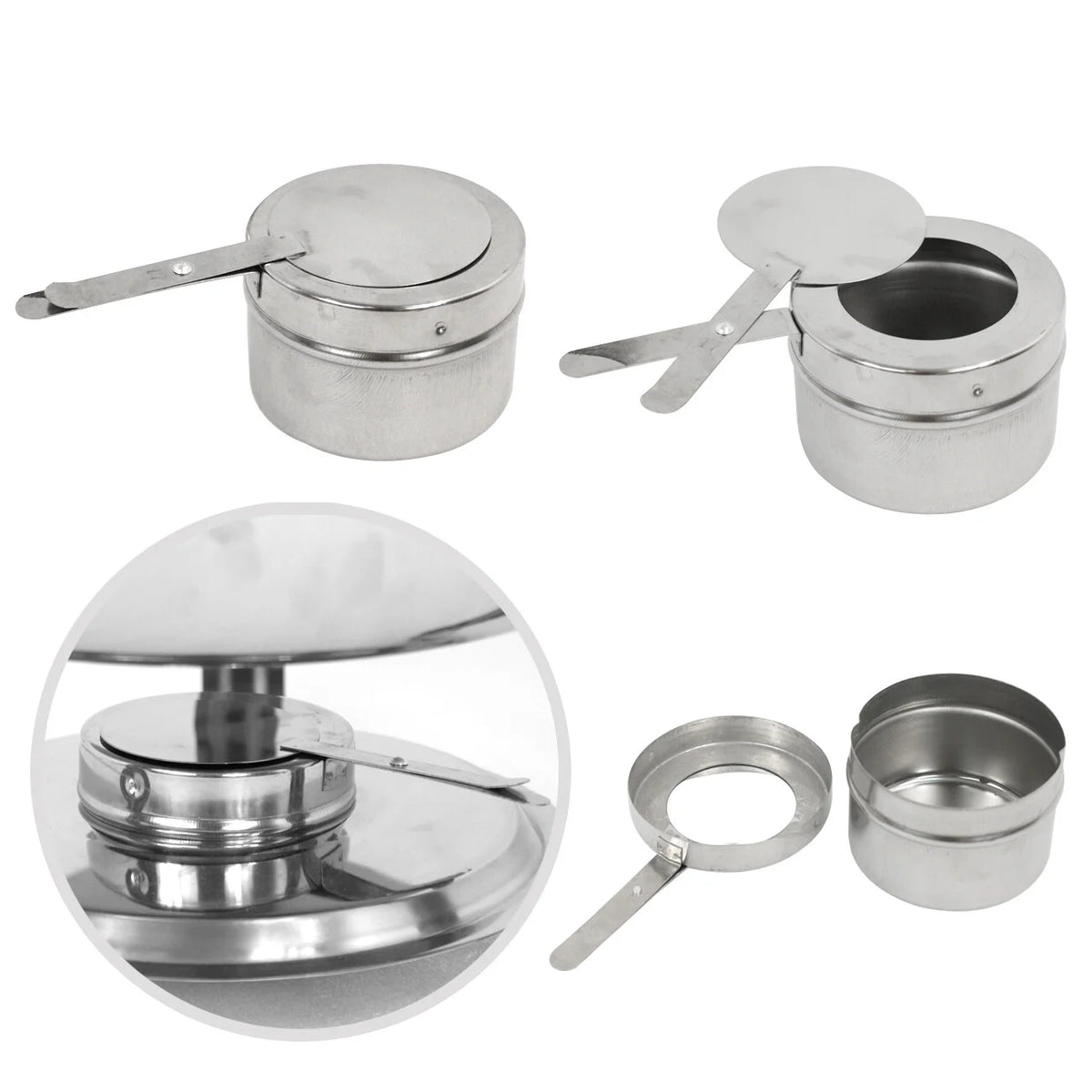 Round Chafing Dish 5Qt 4 Pack N477879