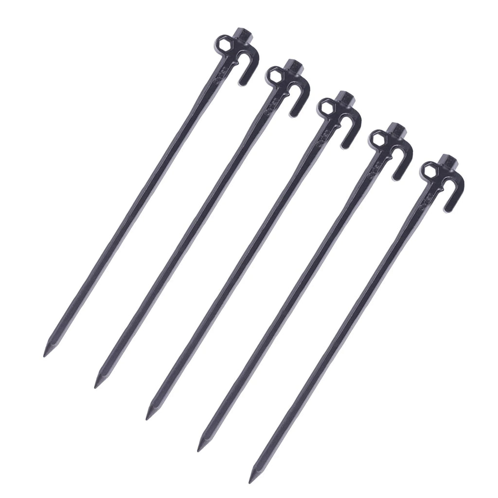 5pcs Steel Tent Stakes 30cm D3975