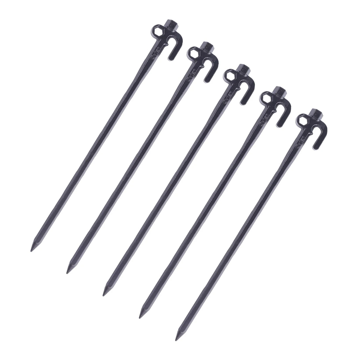 5pcs Steel Tent Stakes 30cm D3975