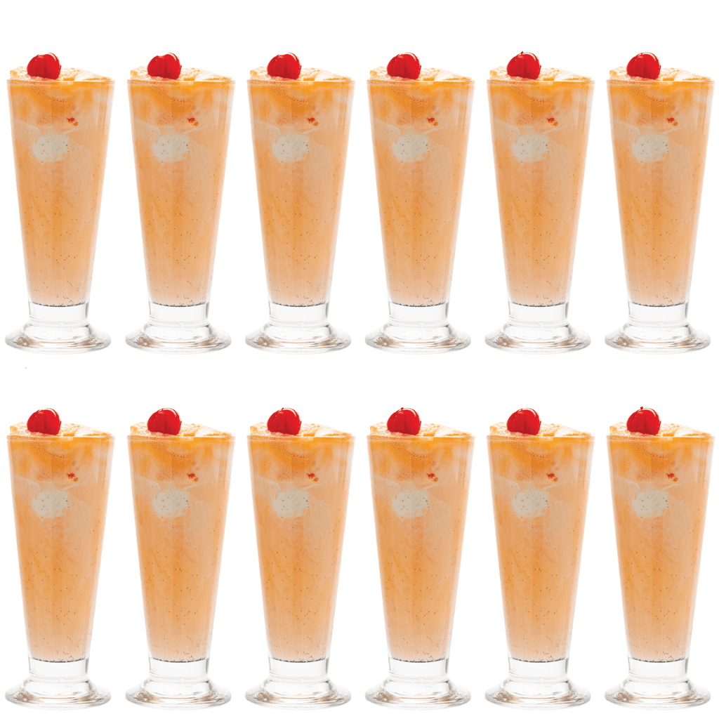 6.3 Ounce Clear Glass Smoothie Glasses Set of 12 U1868