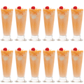 6.3 Ounce Clear Glass Smoothie Glasses Set of 12 U1868