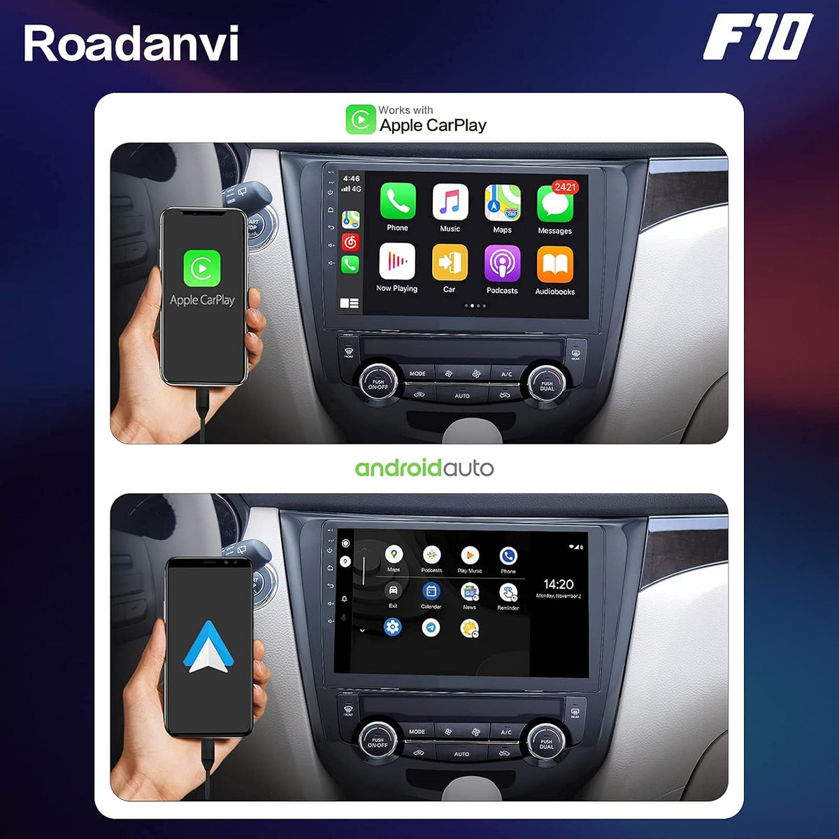 Car Stereo Bluetooth Radio with Touch Screen H988569