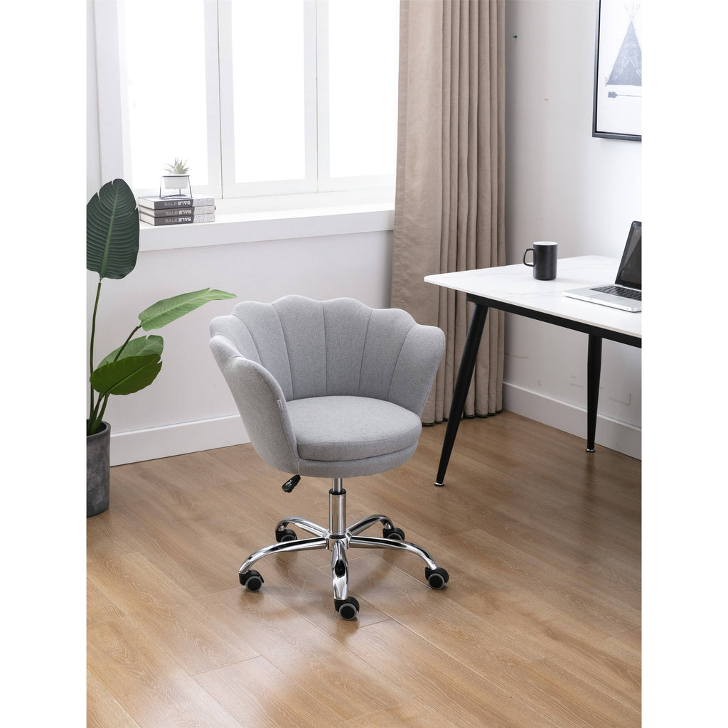 Light Grey Swivel Shell Chair K4425