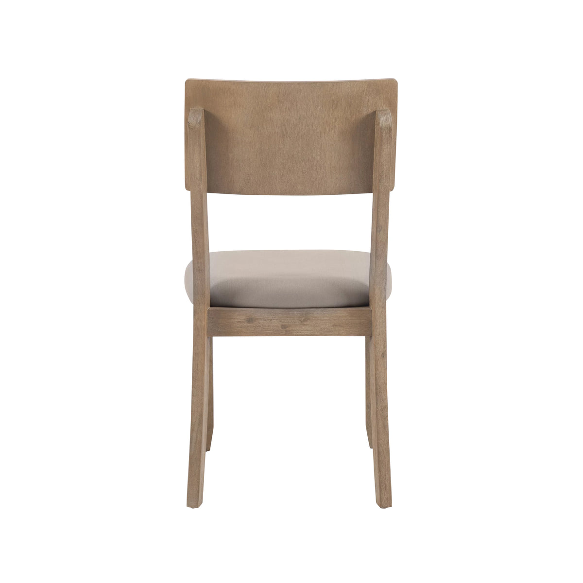 Gray Wash Upholstered Dining Chair Set of 2 D968