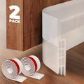 2 Pack White Door Draft Stopper P960
