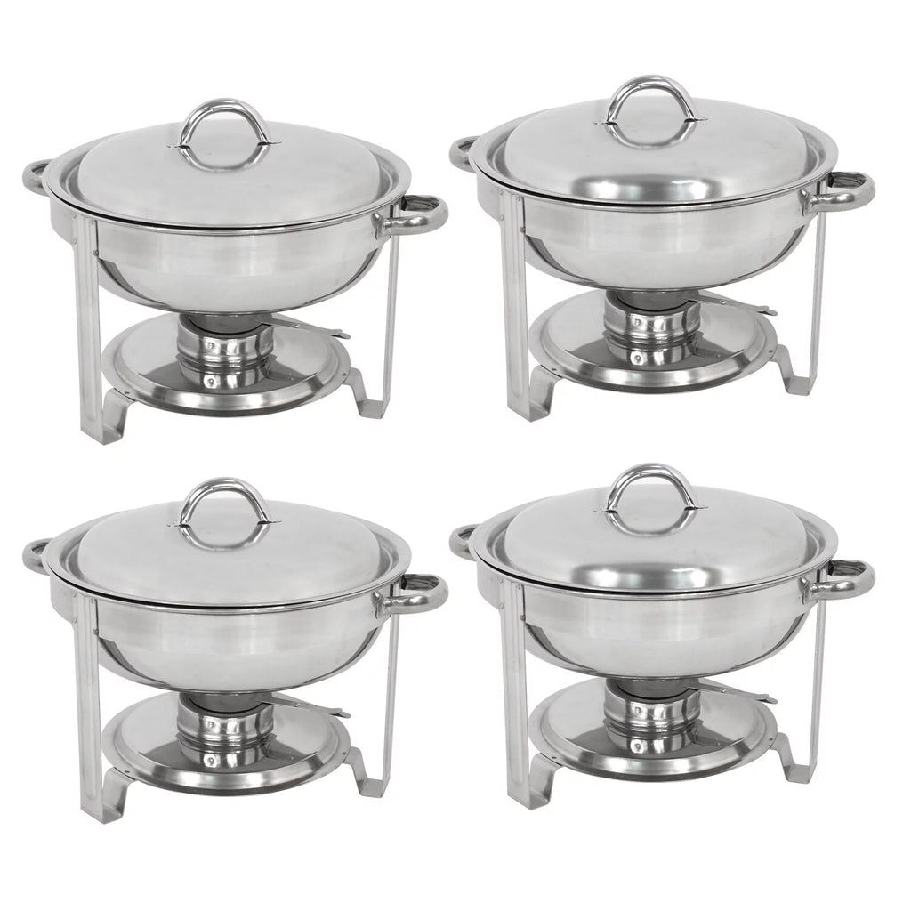 Round Chafing Dish 5Qt 4 Pack N477879