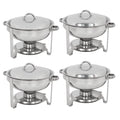 Round Chafing Dish 5Qt 4 Pack N477879