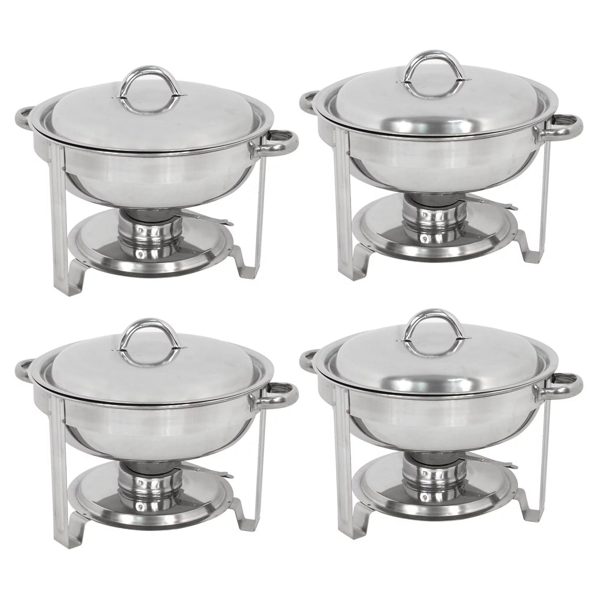 Round Chafing Dish 5Qt 4 Pack N477879