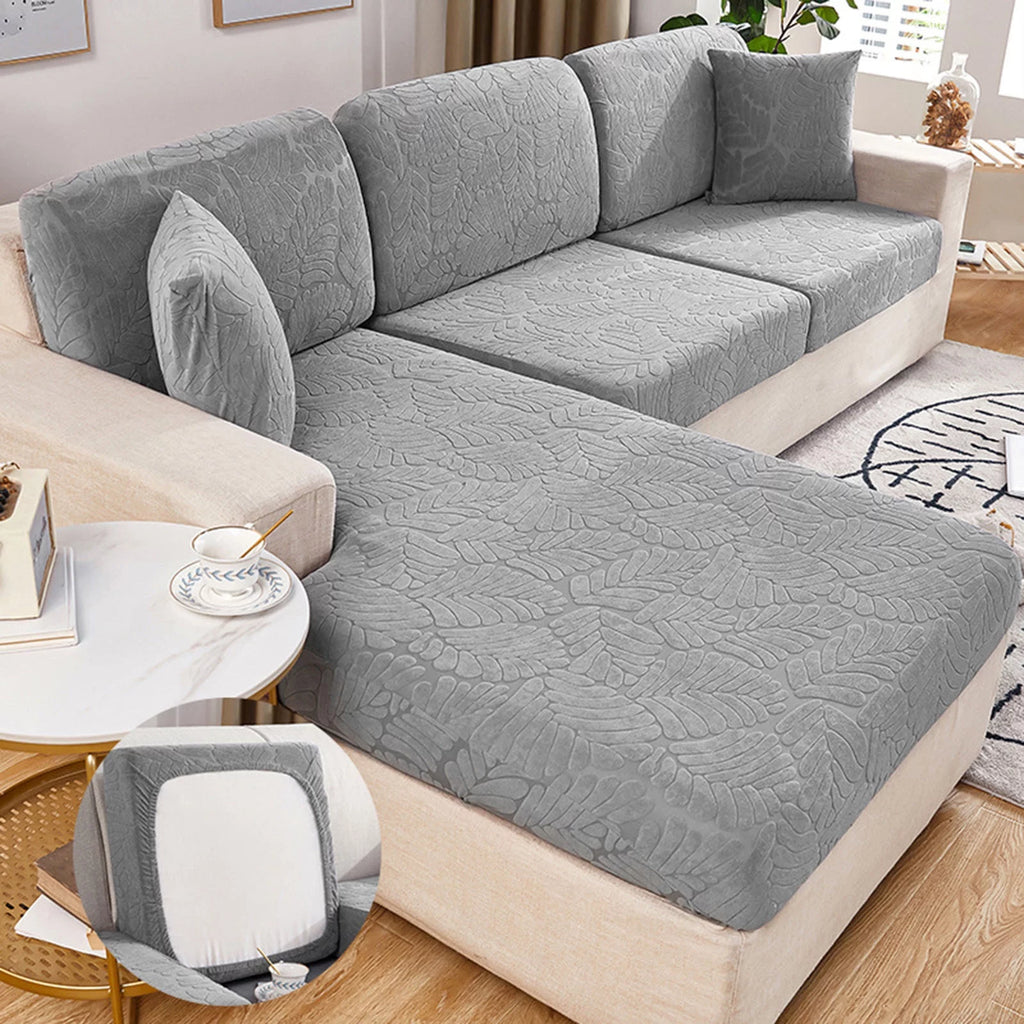 High Elastic Non Slip Polyester Sofa Cover W7701