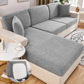 High Elastic Non Slip Polyester Sofa Cover W7701