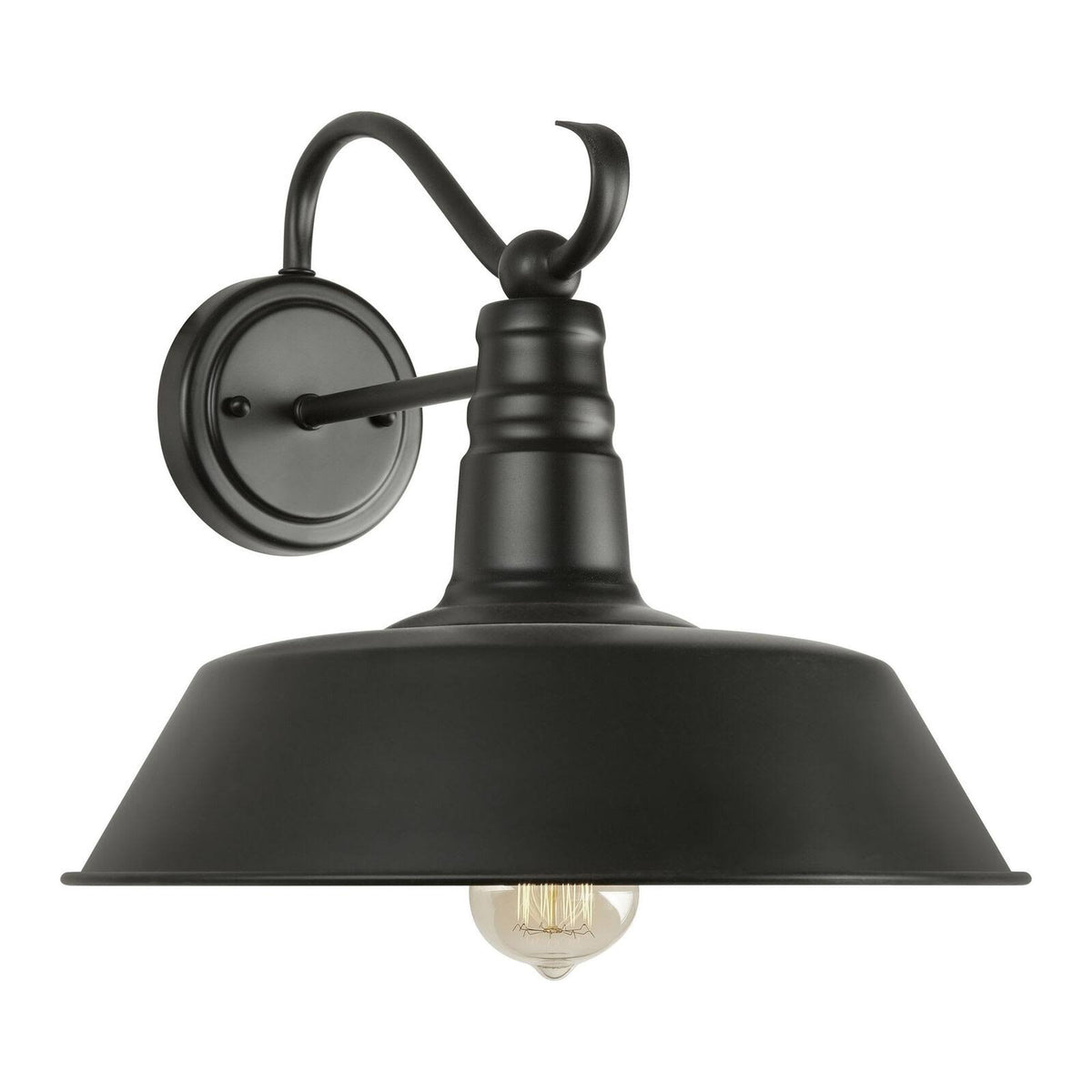 Black 1 Light Outdoor Wall Light N169462