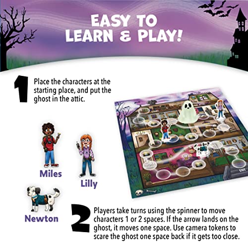 Cooperative Glow-in-The-Dark Board Game O4485