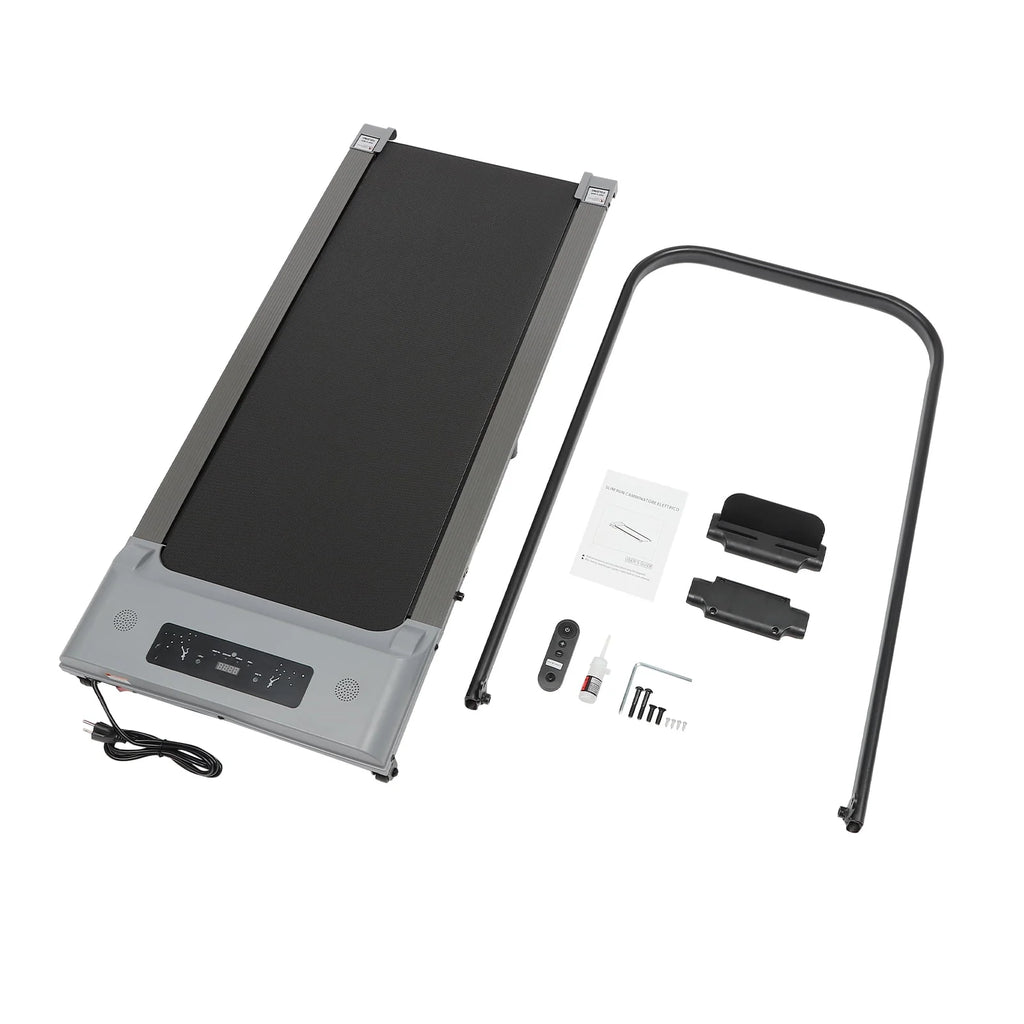 2 in 1 Folding Treadmill, 3.0HP Electric Treadmill with Remote Control and LED Display F4375