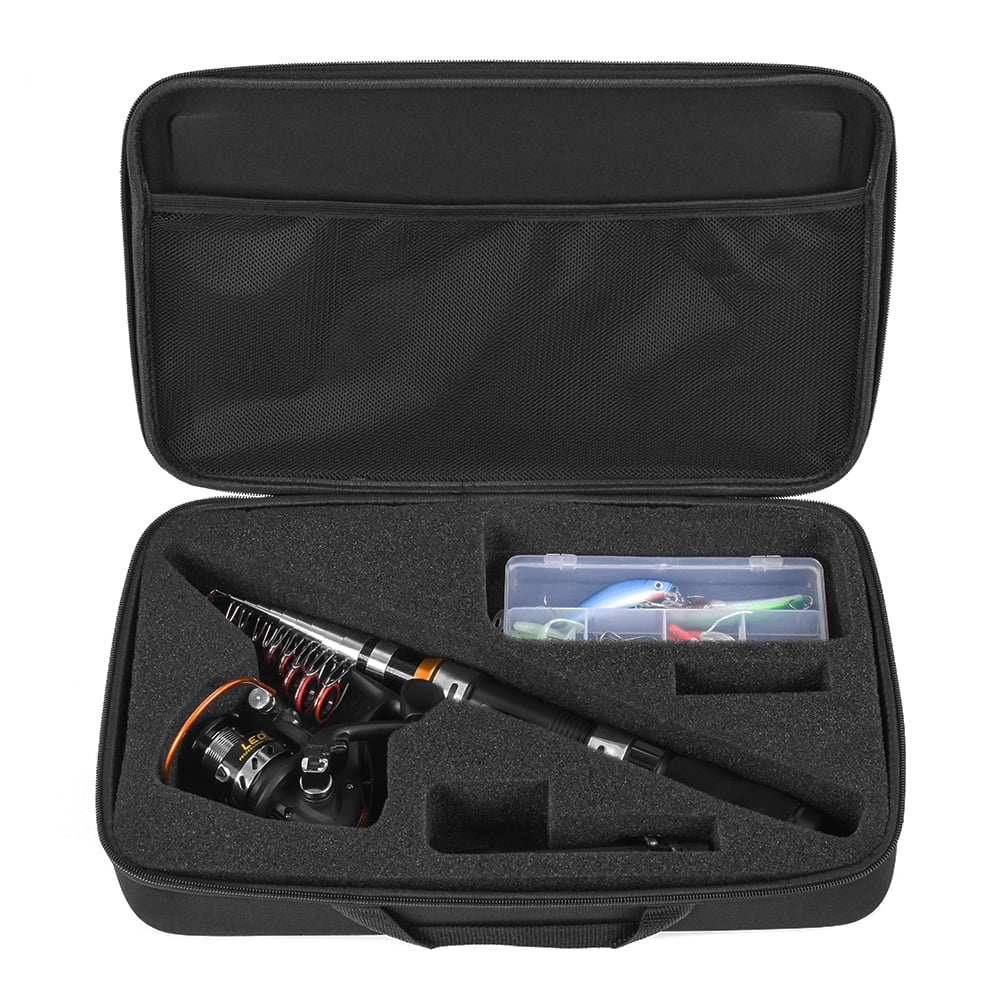 Telescopic Fishing Rod and Reel Combo Kit with Carry Bag G3506