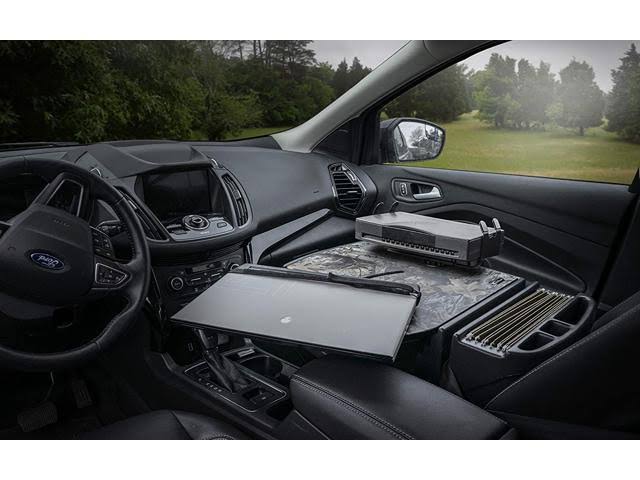 Camouflage Car Desk with Built-in Power Inverter and Printer Stand P739