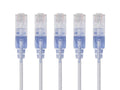 Cat6a Ethernet Network Patch Cable 5ft White Q2922