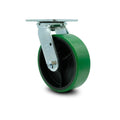 6 inch Green Poly Swivel Caster with Ball Bearing C880