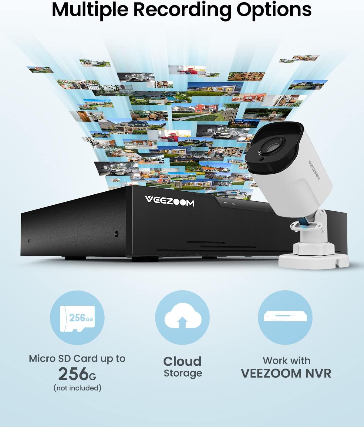 5MP PoE IP Security Camera with 100ft IR Night Vision L17139