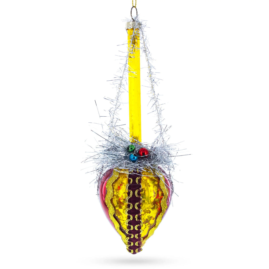 Blown Glass Christmas Ornament U723