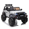 White 12V Kids Ride on Car SUV with Remote Control U47707