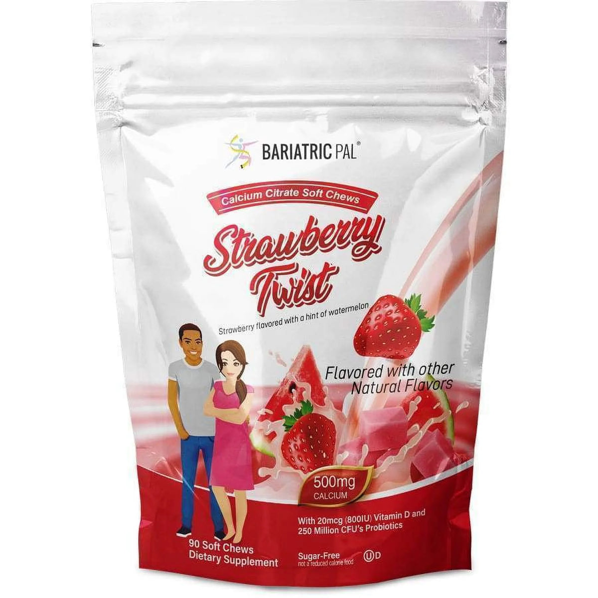 Bariatric Multivitamin Capsules 1-Month Supply with Iron and Calcium Citrate Soft Chews C36077