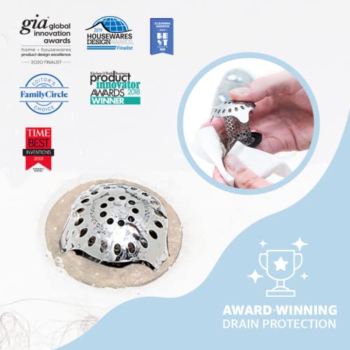 Stainless Steel Tub Drain Protector Hair Catcher Z99260