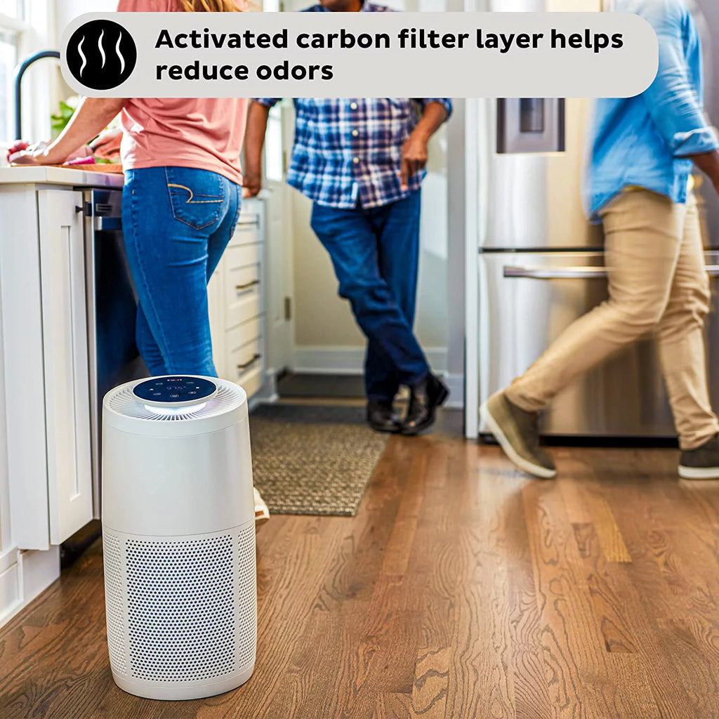 Quiet HEPA Air Purifier with Plasma Ion Technology for Rooms up to 630ft2 R7430