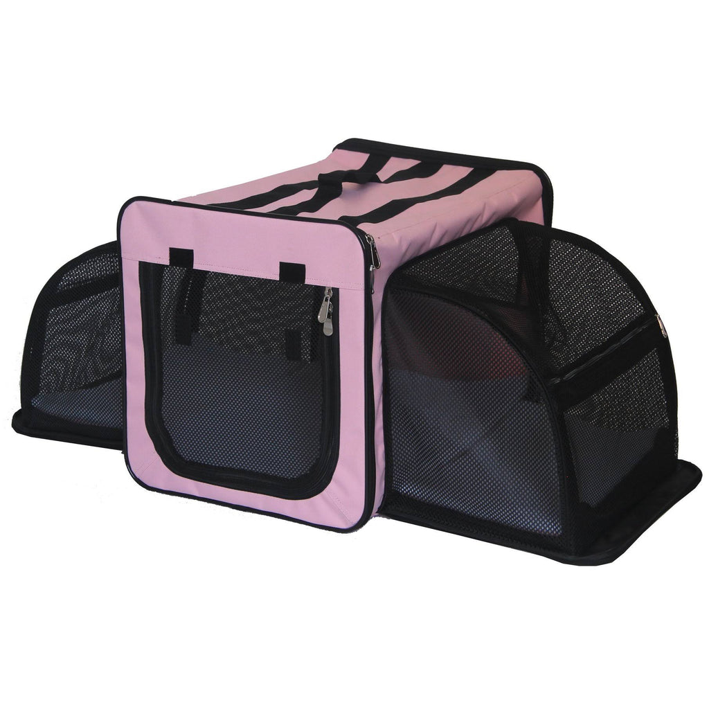 Blue Lightweight Collapsible Pet Dog Crate S3356