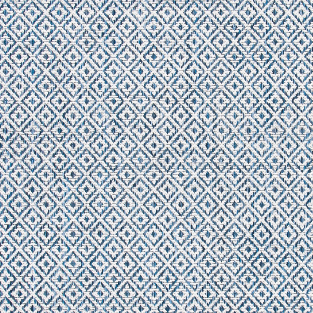 Blue Navy Geometric Area Rug C351608