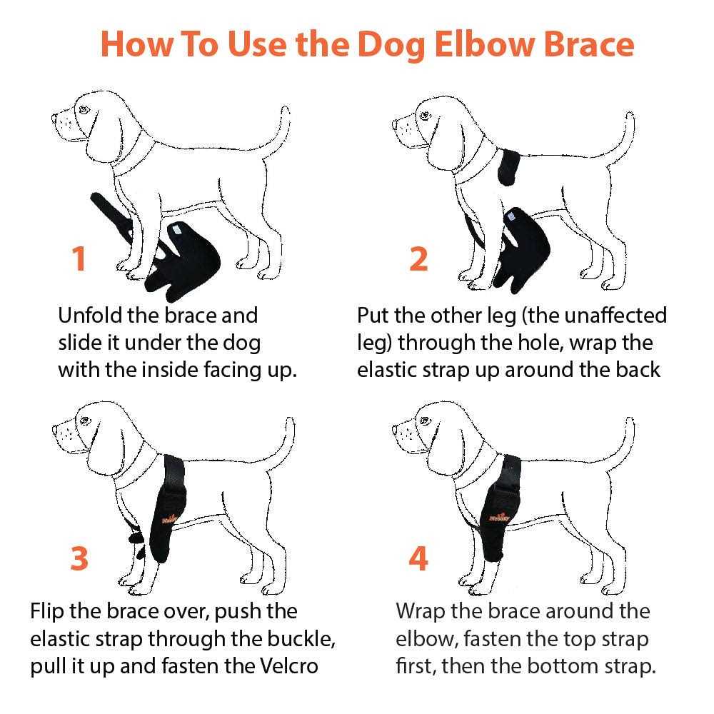 Dog Elbow Brace Protector Pads T155