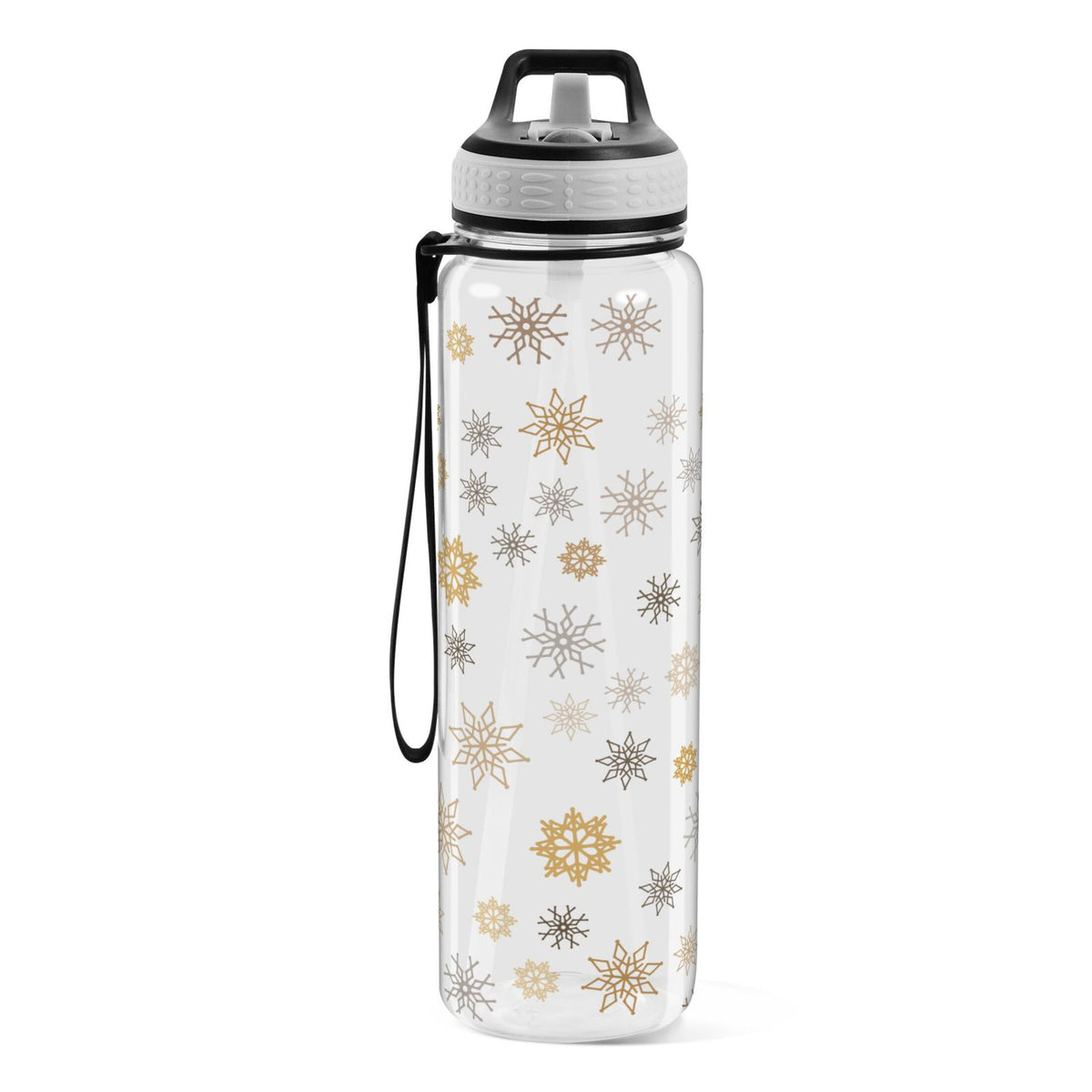 Clear 32oz Tritan Water Bottle with Straw B49607