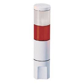 Clear/Red 2-high 120VAC Signal Light Y233