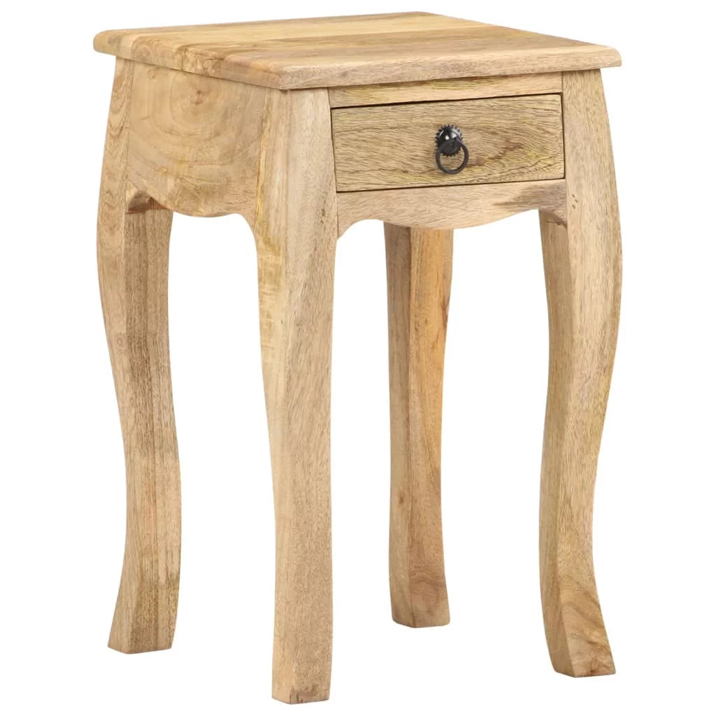 Solid Mango Wood Bed Cabinet A652