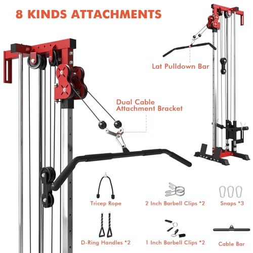 Wall Mount Cable Station with Dual Pulley System Q297957