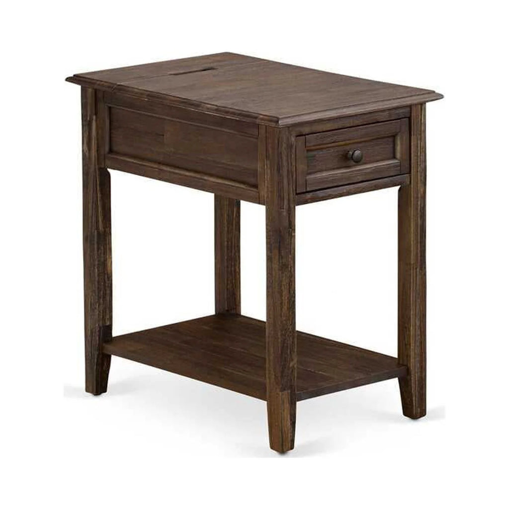 2 Pieces Wood Full Platform Bedroom Set in Brown N7380