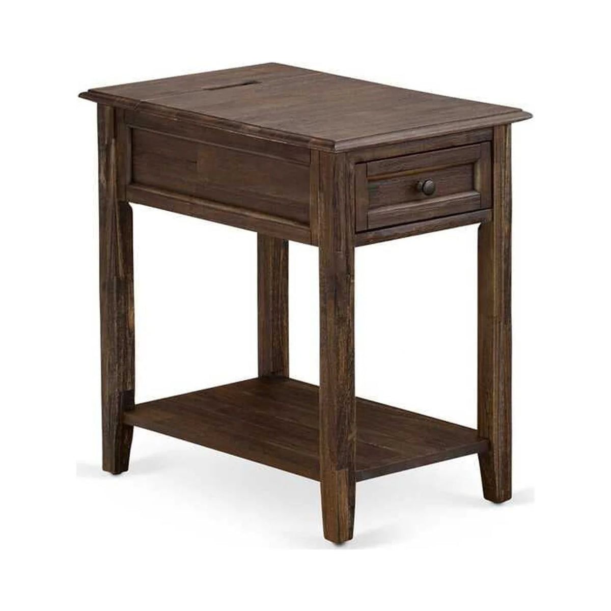 2 Pieces Wood Full Platform Bedroom Set in Brown N7380