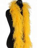 Gold Yellow 3Ply Ostrich Feather Boa Scarf T149