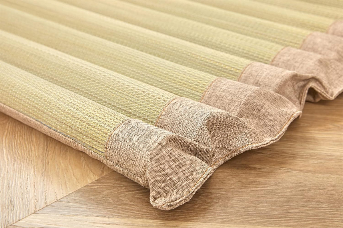 Tatami Mat Rollable Floor Mat Camping Mattresses Rush Grass Z6152