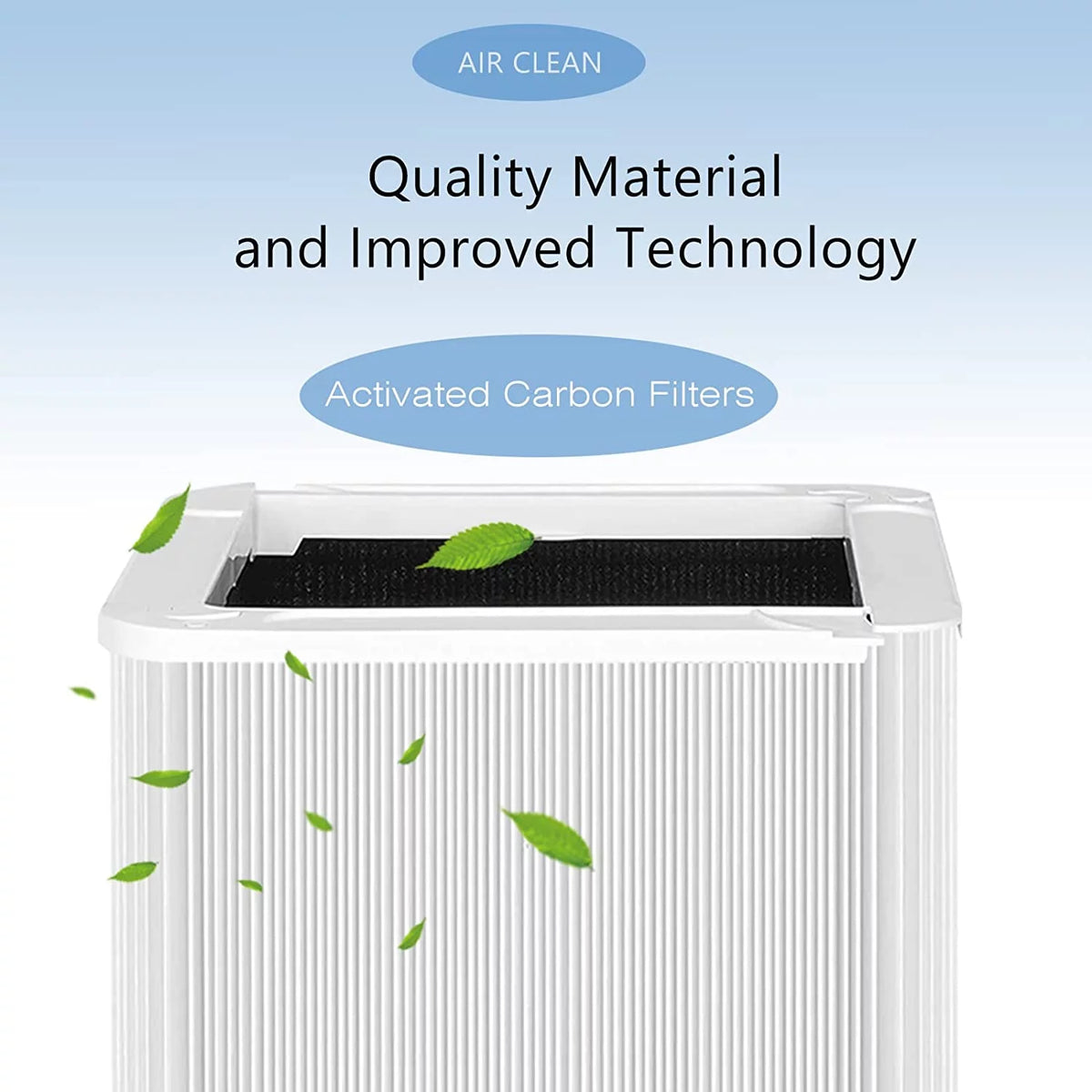 Auto Replacement Filter Compatible with Blueair Blue Pure 211+ Auto Air Cleaner Purifier, Pack of 2 B361861