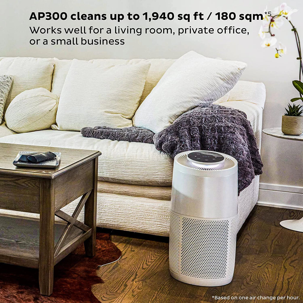 Quiet HEPA Air Purifier with Plasma Ion Technology for Rooms up to 630ft2 R7430