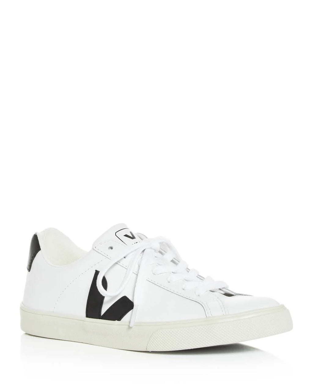 Leather Extra White Black Sneakers U8006