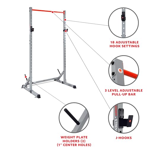 Multifunctional Strength Training Home Gym with Squat Stand, Power Rack Cage, Adjustable Incline Bench Y905397