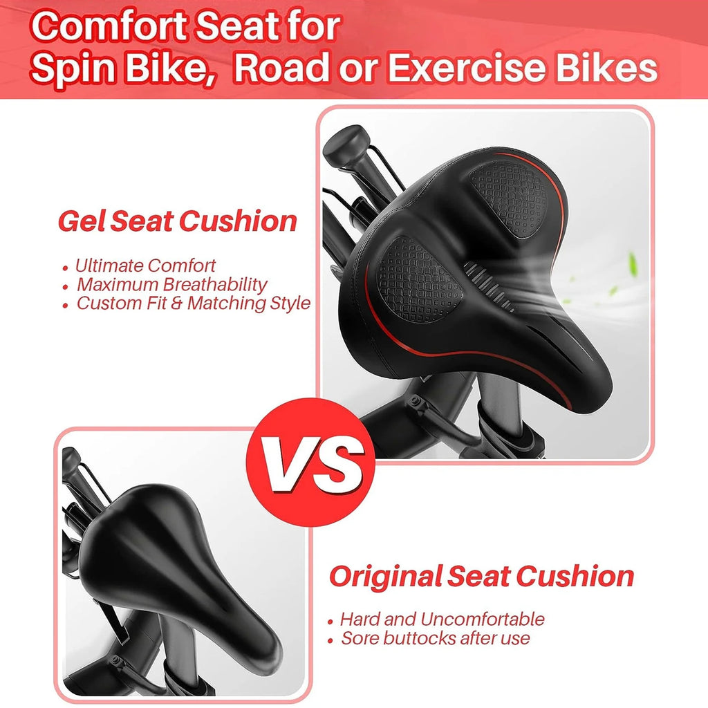 Widen Bike Seat Saddle with Absorbing Ball V4232