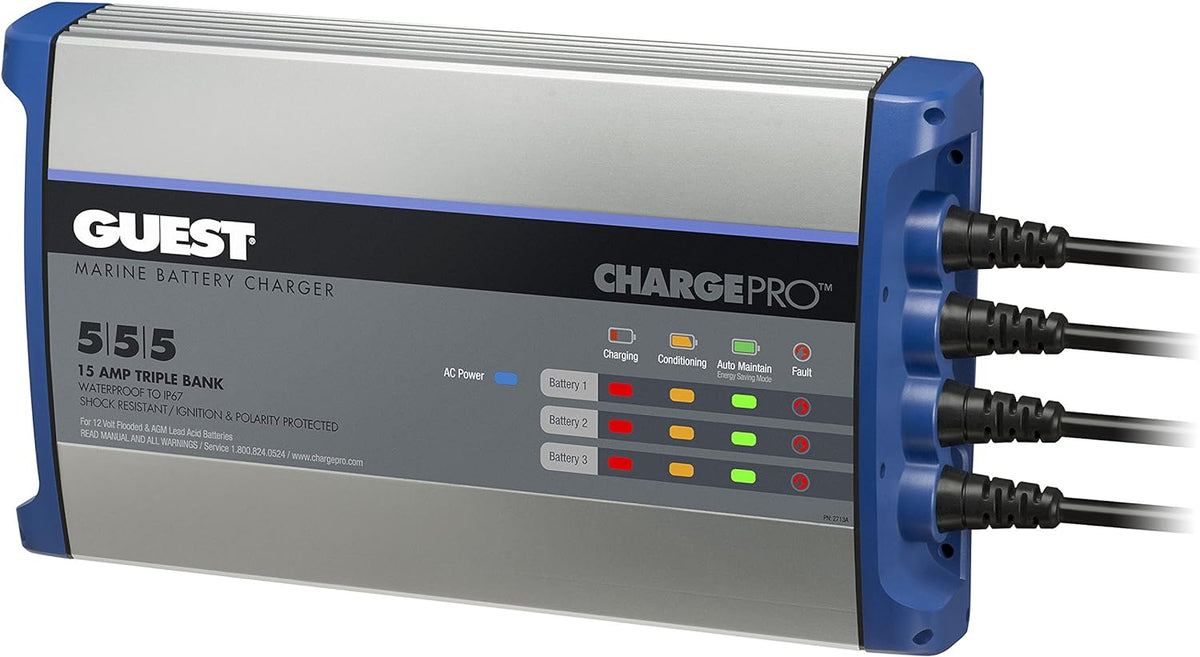 10A 12V 2 Bank Battery Charger V994005