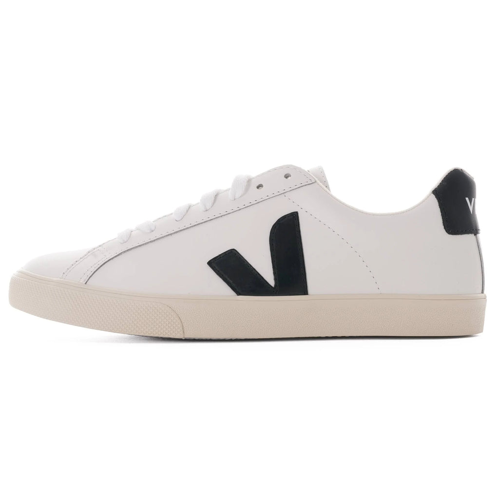 Leather Extra White Black Sneakers U8006