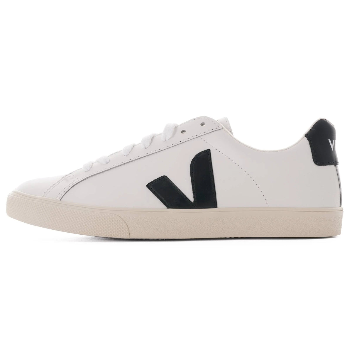 Leather Extra White Black Sneakers U8006