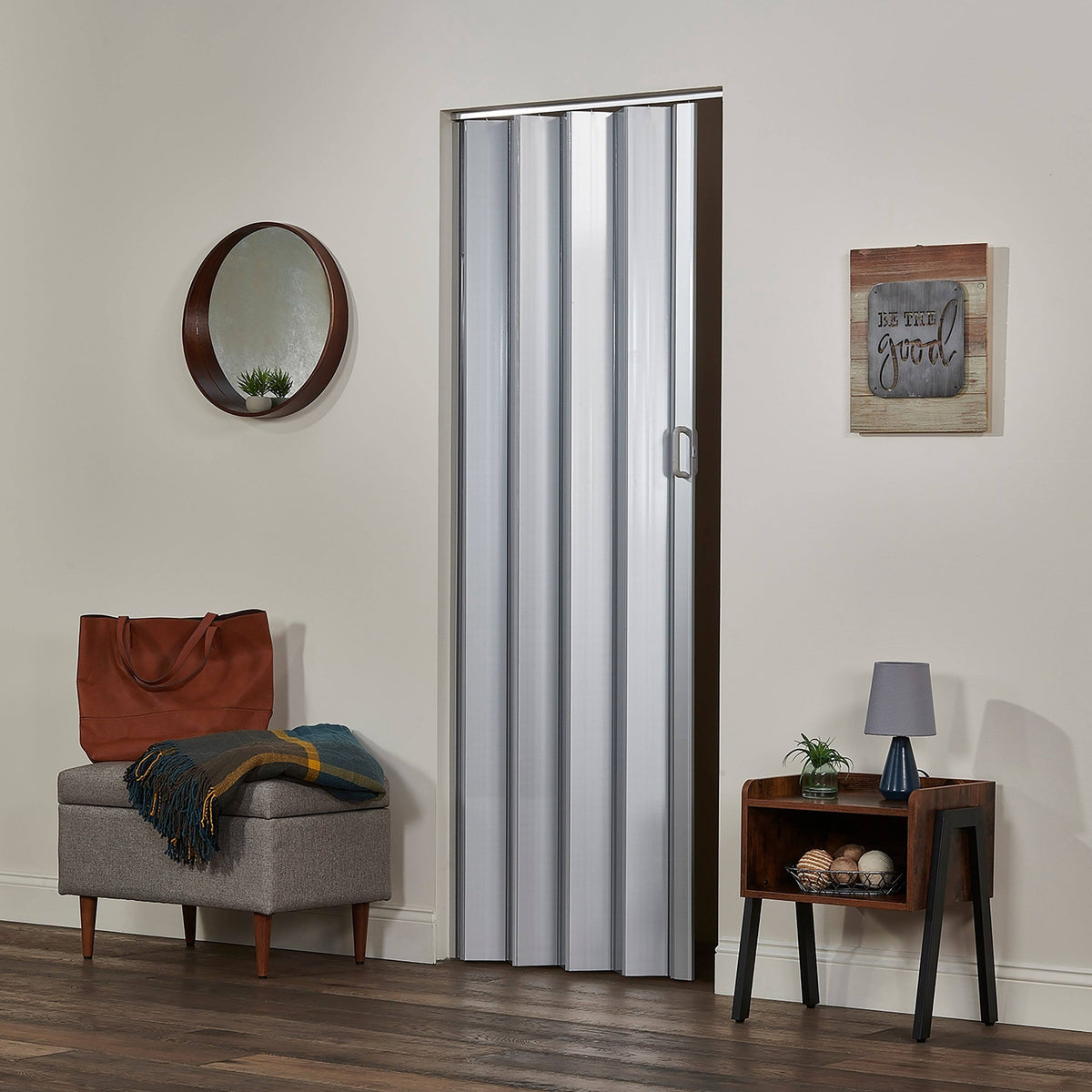36 in. x 80 in. PVC Vinyl Accordion Door F96188
