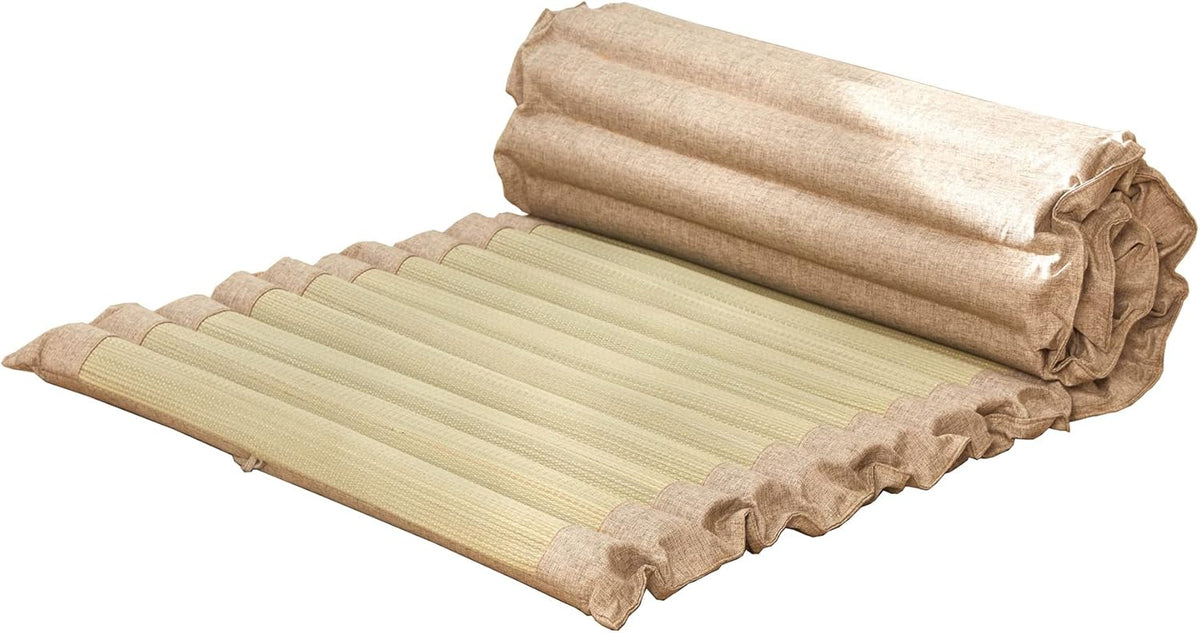 Tatami Mat Rollable Floor Mat Camping Mattresses Rush Grass Z6152